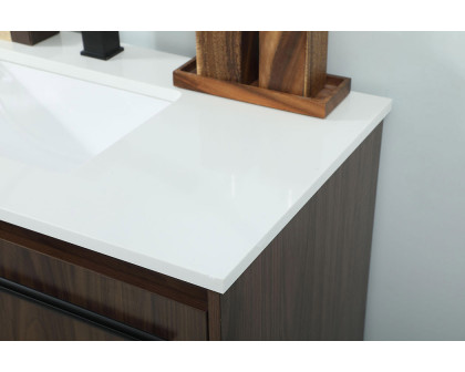 Elegant Bathroom Vanity - Walnut (VF42536MWT)