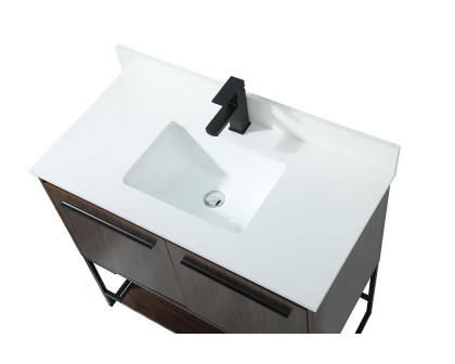 Elegant Bathroom Vanity - Walnut (VF42536MWT-BS)