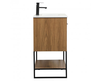 Elegant Bathroom Vanity - Walnut Brown (VF42536WB)