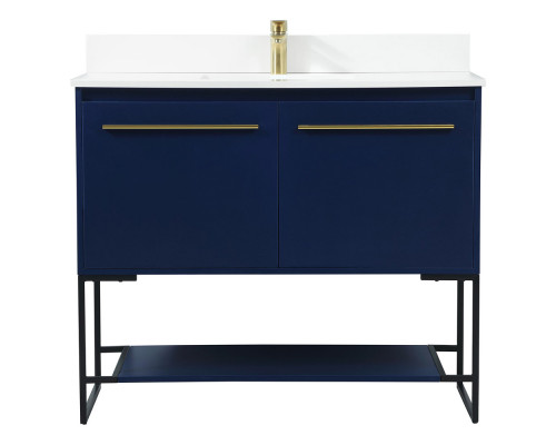 Elegant Bathroom Vanity - Blue (VF42540MBL-BS)