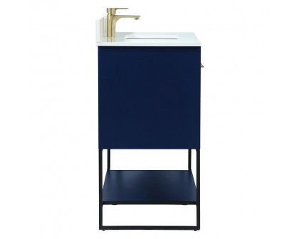 Elegant Bathroom Vanity - Blue (VF42540MBL-BS)