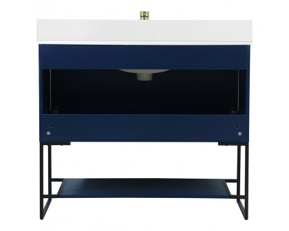 Elegant Bathroom Vanity - Blue (VF42540MBL-BS)