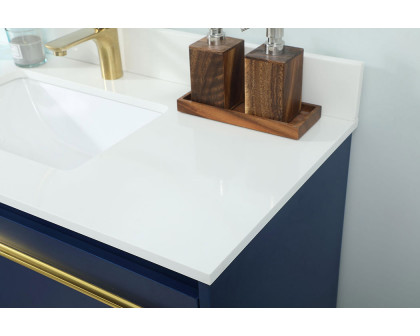 Elegant Bathroom Vanity - Blue (VF42540MBL-BS)