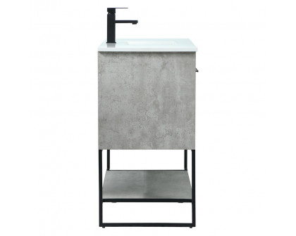 Elegant Bathroom Vanity - Concrete Gray (VF42540MCG)