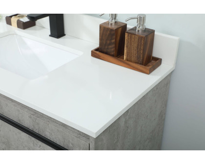 Elegant Bathroom Vanity - Concrete Gray (VF42540MCG-BS)