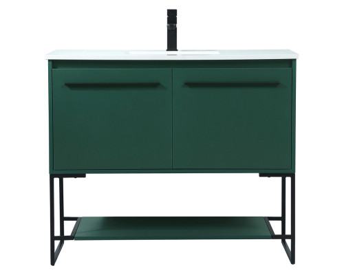 Elegant Bathroom Vanity - Green (VF42540MGN)