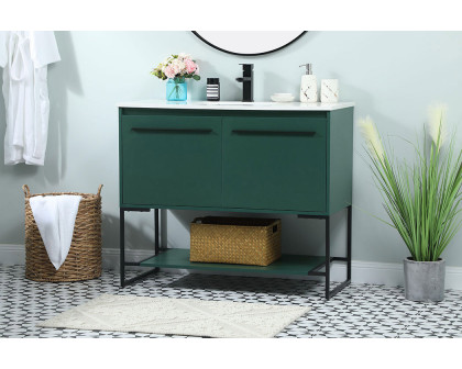 Elegant Bathroom Vanity - Green (VF42540MGN)