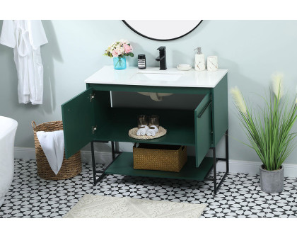 Elegant Bathroom Vanity - Green (VF42540MGN)