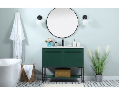 Elegant Bathroom Vanity - Green (VF42540MGN)