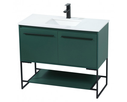 Elegant Bathroom Vanity - Green (VF42540MGN)