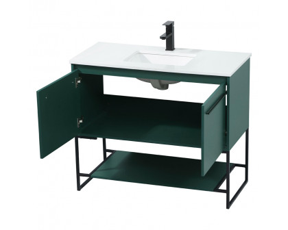 Elegant Bathroom Vanity - Green (VF42540MGN)