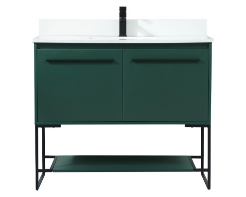 Elegant Bathroom Vanity - Green (VF42540MGN-BS)