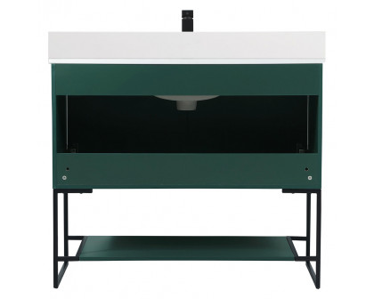 Elegant Bathroom Vanity - Green (VF42540MGN-BS)