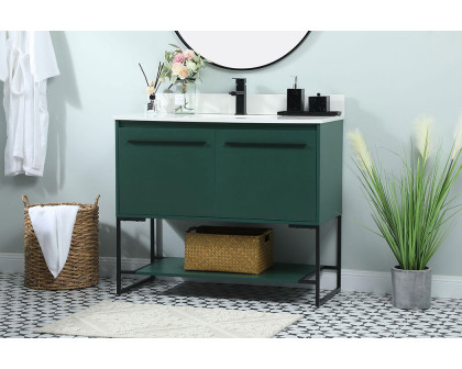 Elegant Bathroom Vanity - Green (VF42540MGN-BS)