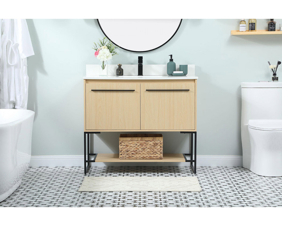 Elegant Bathroom Vanity - Maple (VF42540MMP-BS)