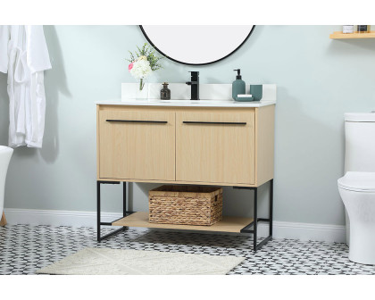 Elegant Bathroom Vanity - Maple (VF42540MMP-BS)