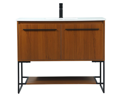 Elegant Bathroom Vanity - Teak (VF42540MTK)