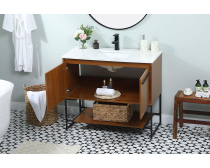 Elegant Bathroom Vanity - Teak (VF42540MTK)