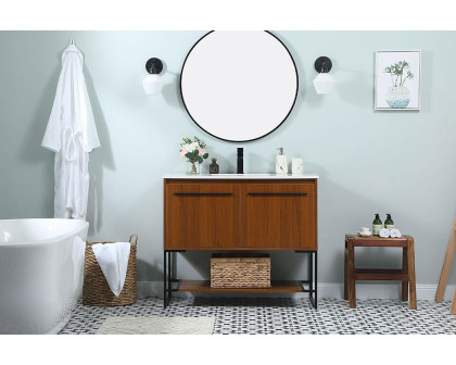 Elegant Bathroom Vanity - Teak (VF42540MTK)