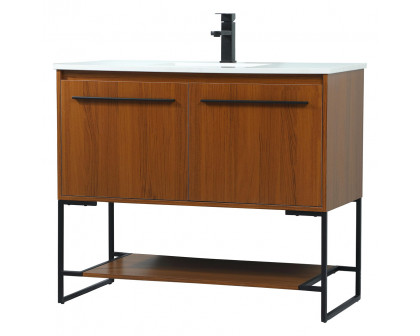 Elegant Bathroom Vanity - Teak (VF42540MTK)