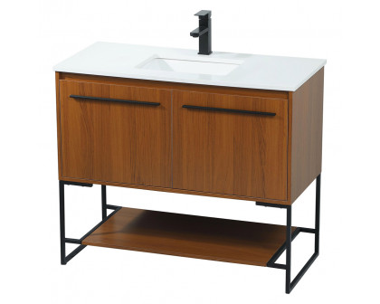 Elegant Bathroom Vanity - Teak (VF42540MTK)