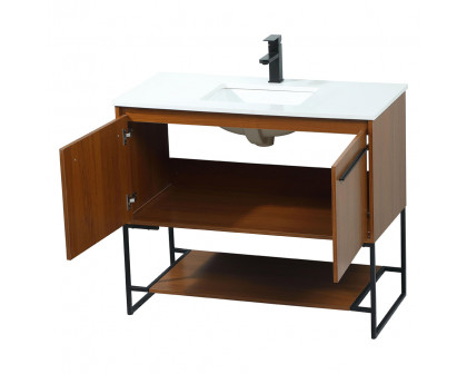 Elegant Bathroom Vanity - Teak (VF42540MTK)