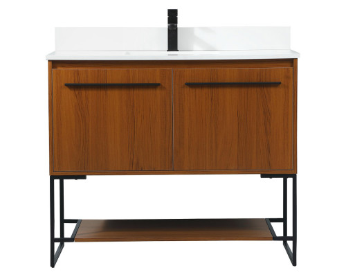 Elegant Bathroom Vanity - Teak (VF42540MTK-BS)