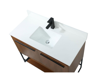 Elegant Bathroom Vanity - Teak (VF42540MTK-BS)