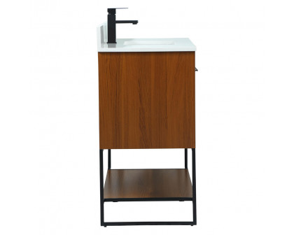 Elegant Bathroom Vanity - Teak (VF42540MTK-BS)