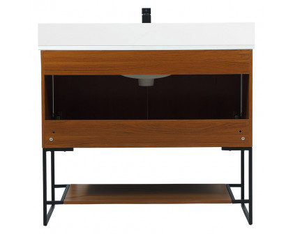 Elegant Bathroom Vanity - Teak (VF42540MTK-BS)