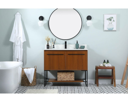 Elegant Bathroom Vanity - Teak (VF42540MTK-BS)