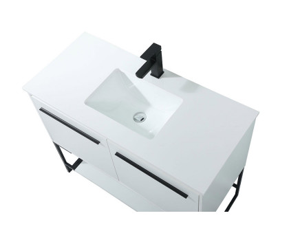 Elegant Bathroom Vanity - White (VF42540MWH)