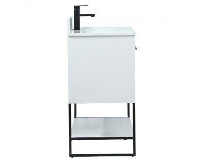 Elegant Bathroom Vanity - White (VF42540MWH-BS)