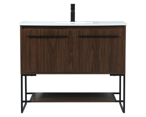 Elegant Bathroom Vanity - Walnut (VF42540MWT)