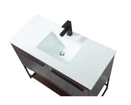 Elegant Bathroom Vanity - Walnut (VF42540MWT)