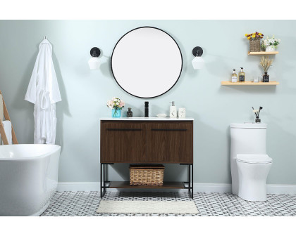 Elegant Bathroom Vanity - Walnut (VF42540MWT)