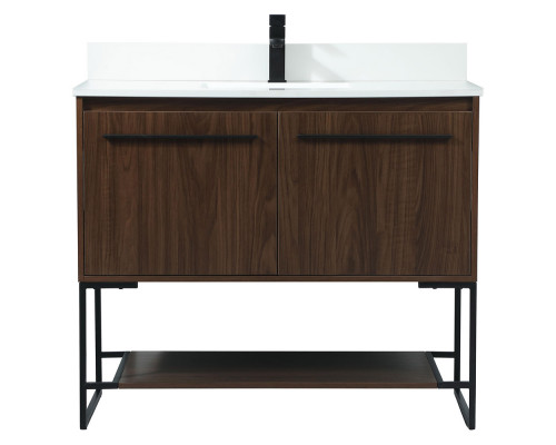 Elegant Bathroom Vanity - Walnut (VF42540MWT-BS)