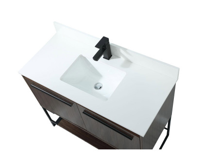 Elegant Bathroom Vanity - Walnut (VF42540MWT-BS)