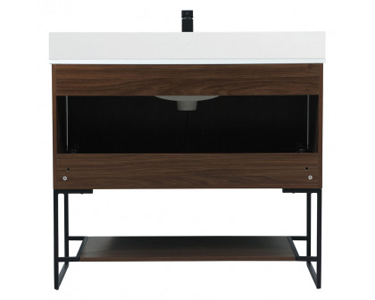 Elegant Bathroom Vanity - Walnut (VF42540MWT-BS)