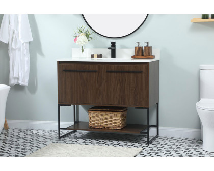 Elegant Bathroom Vanity - Walnut (VF42540MWT-BS)