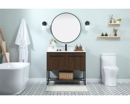 Elegant Bathroom Vanity - Walnut (VF42540MWT-BS)