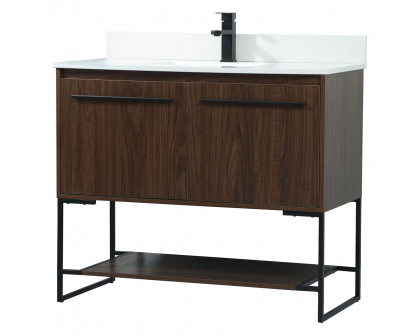 Elegant Bathroom Vanity - Walnut (VF42540MWT-BS)