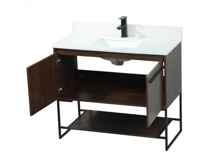 Elegant Bathroom Vanity - Walnut (VF42540MWT-BS)