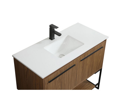 Elegant Bathroom Vanity - Walnut Brown (VF42540WB)