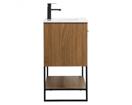 Elegant Bathroom Vanity - Walnut Brown (VF42540WB)