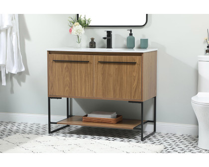 Elegant Bathroom Vanity - Walnut Brown (VF42540WB)