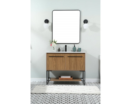 Elegant Bathroom Vanity - Walnut Brown (VF42540WB)