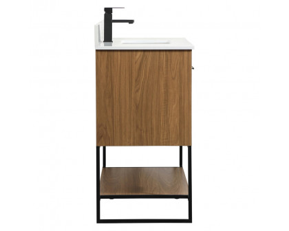 Elegant Bathroom Vanity - Walnut Brown (VF42540WB-BS)