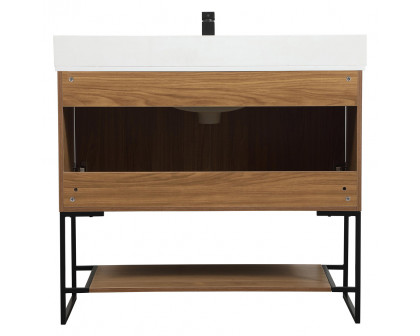 Elegant Bathroom Vanity - Walnut Brown (VF42540WB-BS)