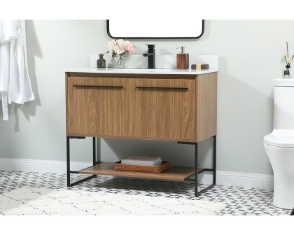 Elegant Bathroom Vanity - Walnut Brown (VF42540WB-BS)